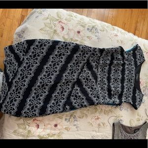 Black and white dress